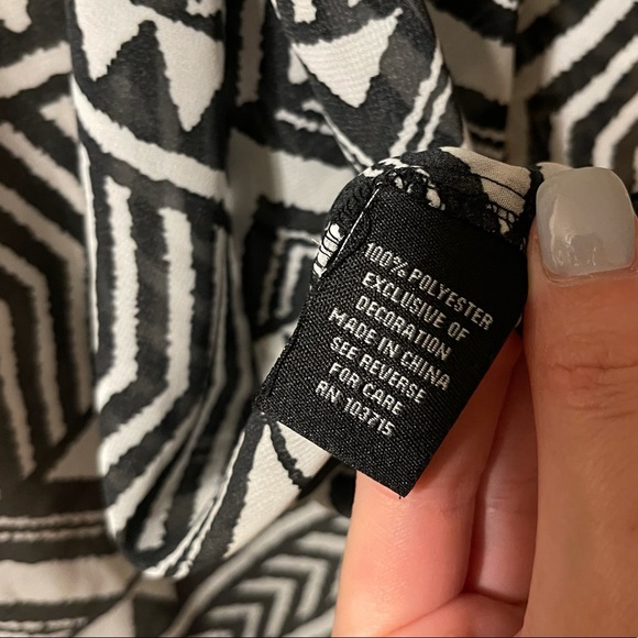 Zac & Rachel Chevron Cardigan with Fringe Size XL - Picture 8 of 9